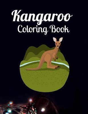 Book cover for Kangaroo Coloring Book