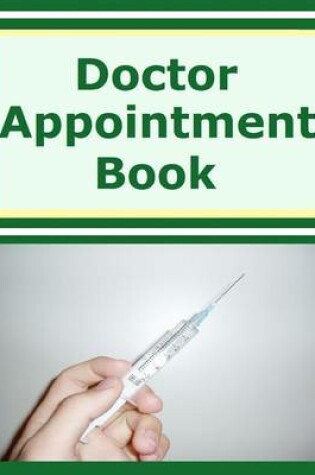 Cover of Doctor Appointment Book