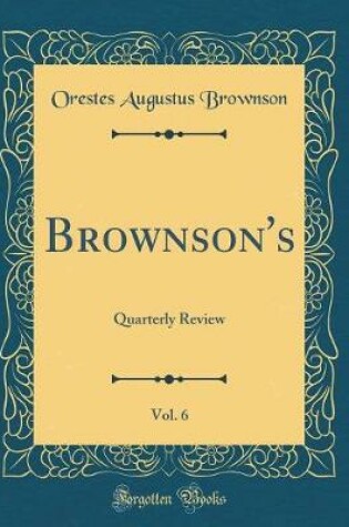 Cover of Brownson's, Vol. 6