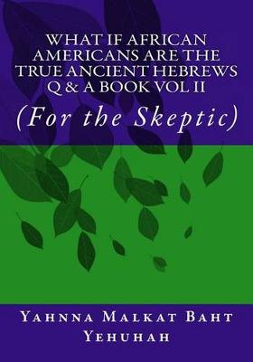 Cover of What If African Americans Are The True Ancient Hebrews Q & A Book Vol II