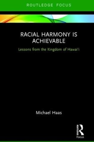 Cover of Racial Harmony Is Achievable