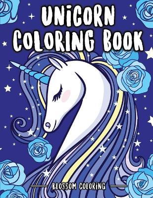 Book cover for Unicorn Coloring Book