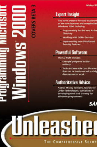Cover of Programming Microsoft Windows 2000 Unleashed