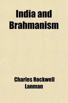 Book cover for India and Brahmanism
