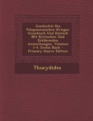 Book cover for Geschichte Des Peloponnesischen Krieges