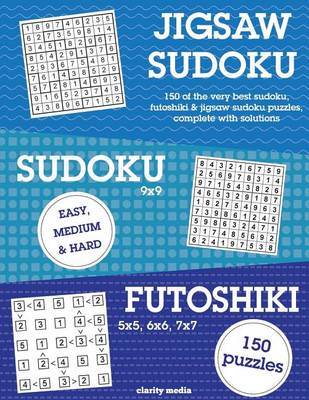 Book cover for Jigsaw Sudoku, Sudoku & Futoshiki