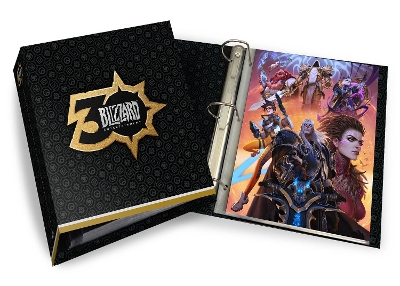 Book cover for The Blizzard 30th Anniversary Print Portfolio Binder W/Exclusive Print