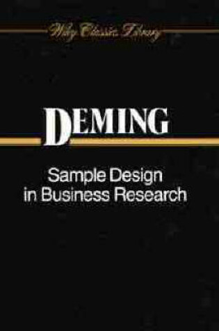 Cover of Sample Design in Business Research