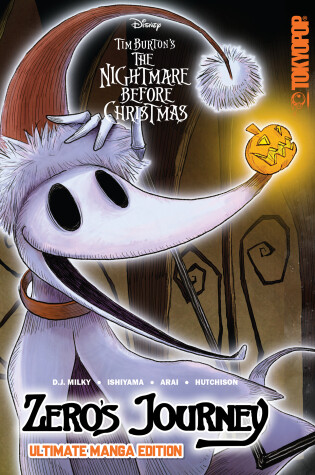 Cover of Disney Manga: Tim Burton's The Nightmare Before Christmas - Zero's Journey (Ultimate Manga Edition with Sprayed Edges)