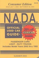 Cover of NADA Consumer Edition Used Car Guide