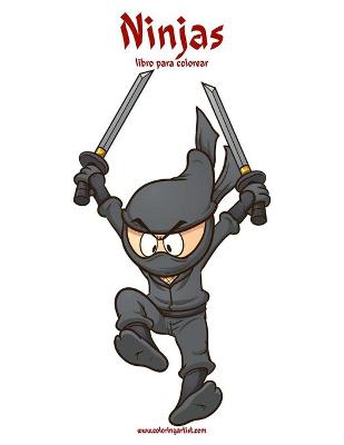 Cover of Ninjas libro para colorear 1