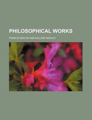 Book cover for Philosophical Works