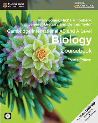 Book cover for Cambridge International AS and A Level Biology Coursebook with CD-ROM