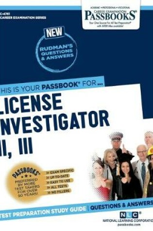 Cover of License Investigator II/III (C-4761)