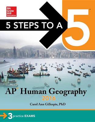 Cover of 5 Steps to a 5 AP Human Geography 2016