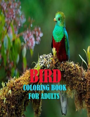 Book cover for Bird Coloring Book For Adults