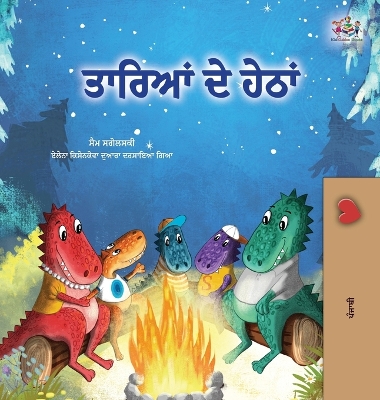 Book cover for Under the Stars (Punjabi Gurmukhi Kids Book)