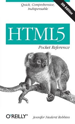 Book cover for HTML5 Pocket Reference