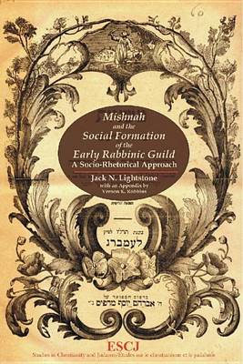 Book cover for Mishnah and the Social Formation of the Early Rabbinic Guild: A Socio-Rhetorical Approach. Studies in Christianity and Judaism.