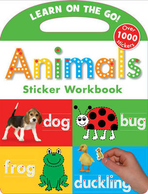 Book cover for Animals Sticker Workbook