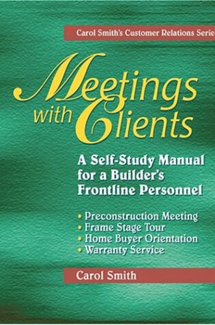 Cover of Meetings with Clients