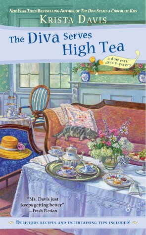 Book cover for The Diva Serves High Tea