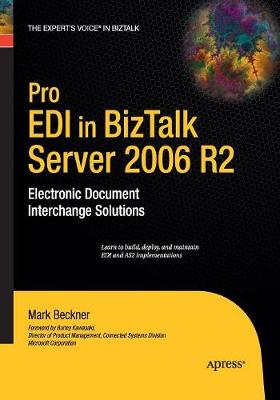Book cover for Pro EDI in BizTalk Server 2006 R2