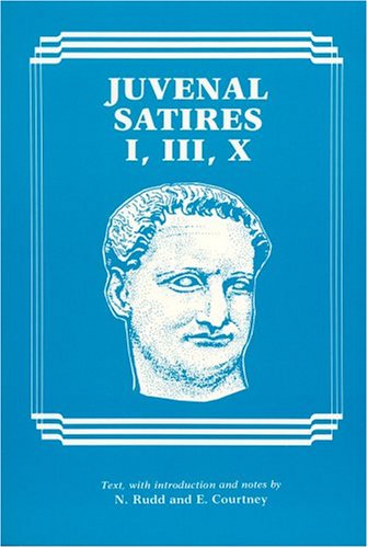 Book cover for Juvenal Satires I, III, X