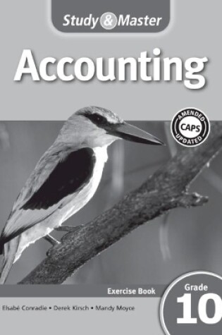 Cover of Study & Master Accounting Workbook Grade 10