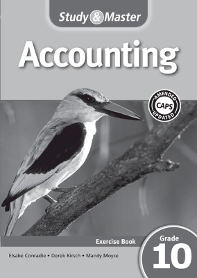 Book cover for Study & Master Accounting Workbook Grade 10