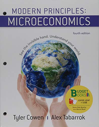 Book cover for Loose-Leaf Version for Modern Principles of Microeconomics & Flipit for Microeconomics (Six Months Access)