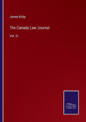 Book cover for The Canada Law Journal