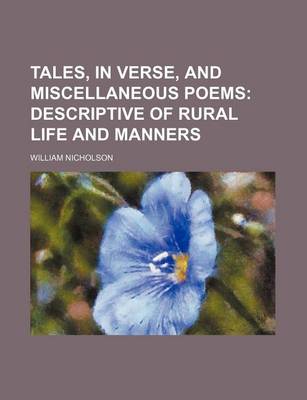 Book cover for Tales, in Verse, and Miscellaneous Poems