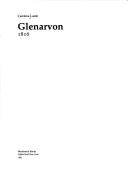 Book cover for Glenarvon