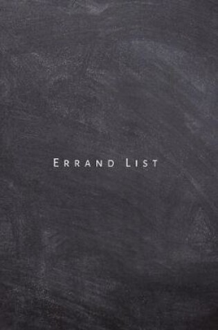 Cover of Errand List