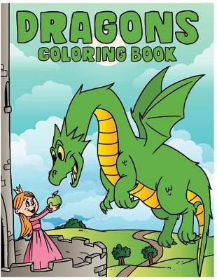 Book cover for Dragons Coloring Book