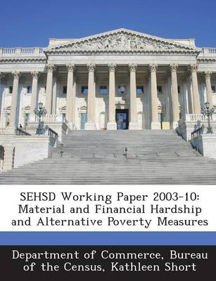 Book cover for Sehsd Working Paper 2003-10