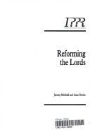 Book cover for Reforming the Lords