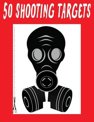 Book cover for #290 - 50 Shooting Targets 8.5" x 11" - Silhouette, Target or Bullseye