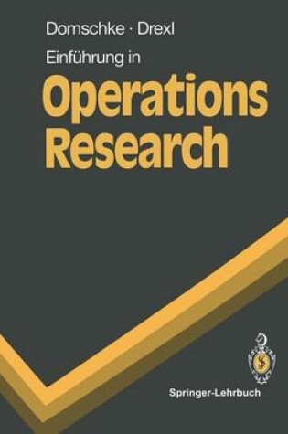 Cover of Einf Hrung in Operations Research