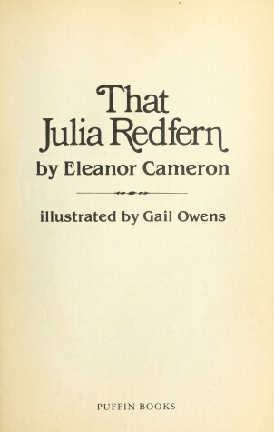 Cover of Cameron Eleanor : That Julia Redfern