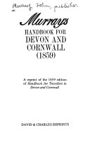 Book cover for Handbook for Devon and Cornwall