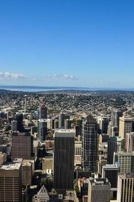 Book cover for An Aerial View of Downtown Seatttle, Washington Space Needle