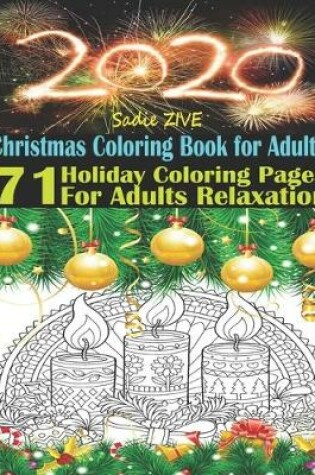 Cover of Christmas Coloring Book for Adults
