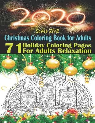 Book cover for Christmas Coloring Book for Adults