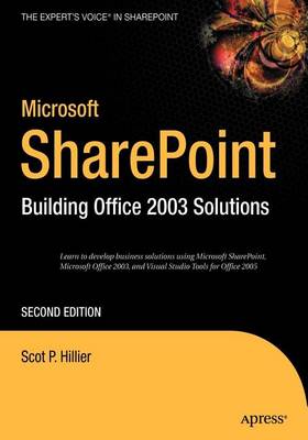 Book cover for Microsoft Sharepoint: Building Office 2003 Solutions