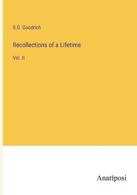 Book cover for Recollections of a Lifetime