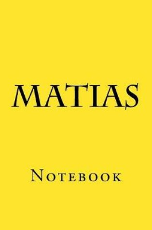 Cover of Matias