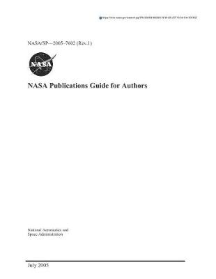 Cover of NASA Publications Guide for Authors. Revised