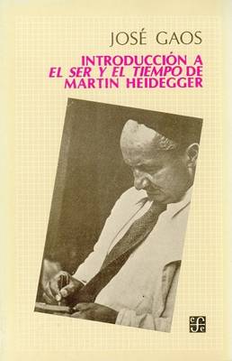 Book cover for Introduccin a El Ser y El Tiempo de Martin Heidegger